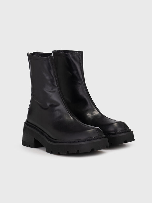 ALISTER black leather boots - 2