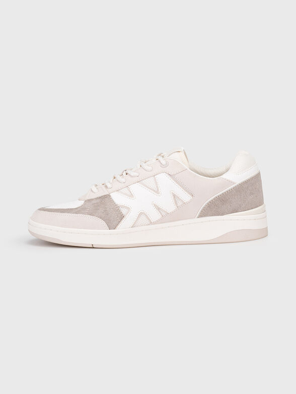 Leather and suede sneakers - 4