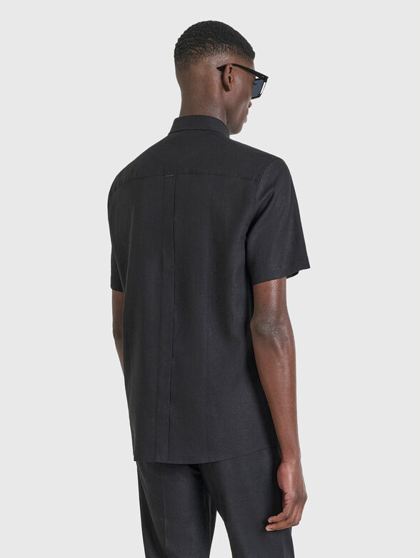 ADALIA short-sleeved linen blend shirt - 2