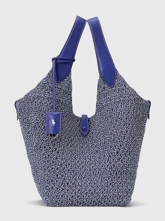 Woven texture tote bag - 1