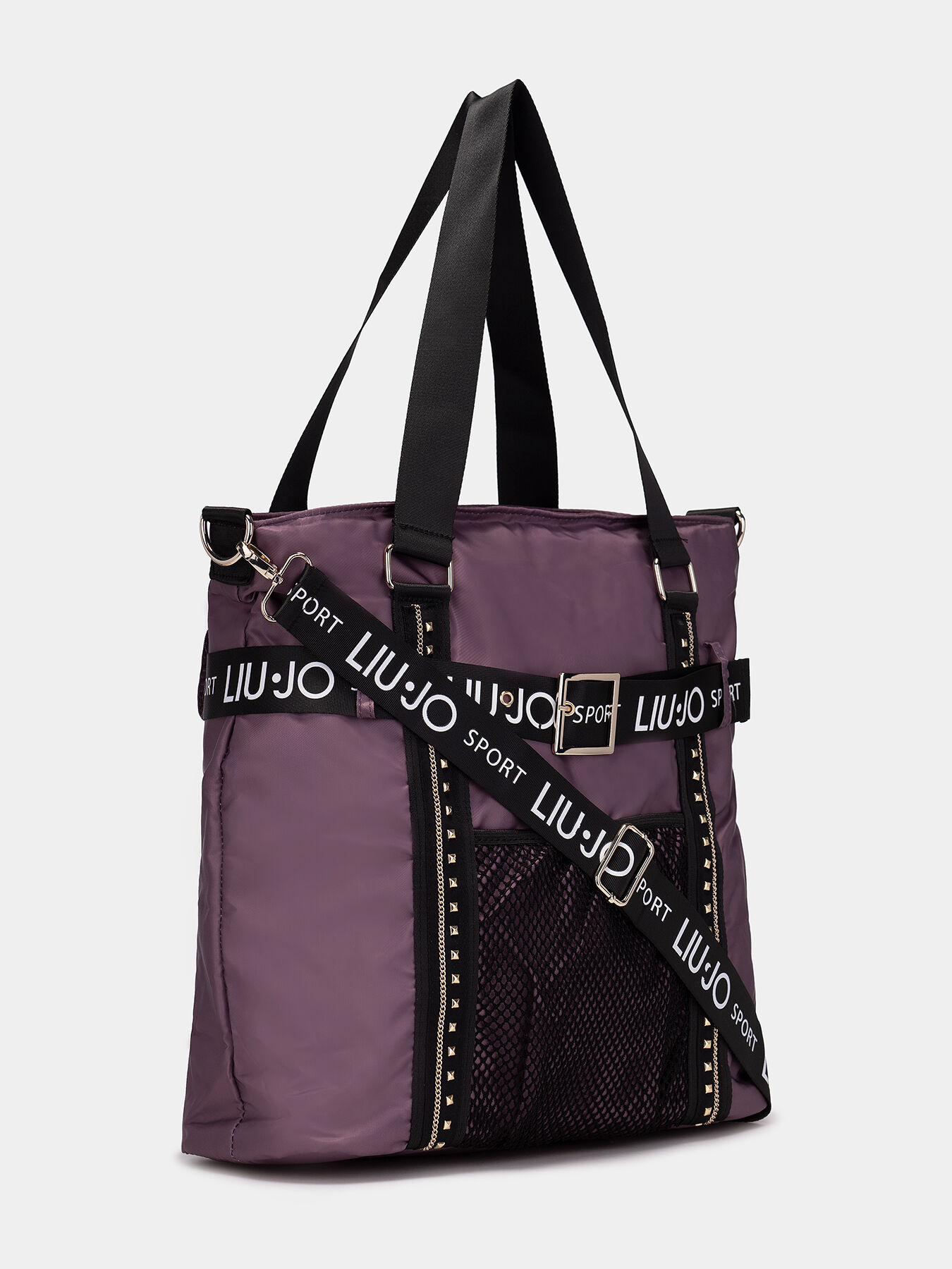 Sports bag with logo details brand LIU JO