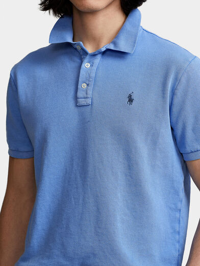 Cotton Polo-shirt with logo - 4