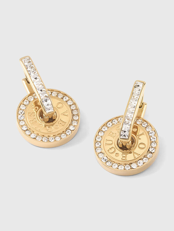 LOVE gold earrings - 1