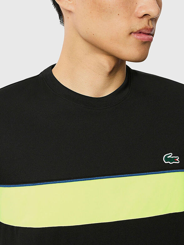 Cotton T-shirt with accent back - 4