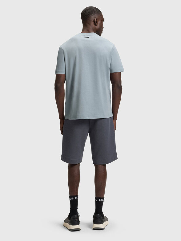 Cotton T-shirt with logo print - 3