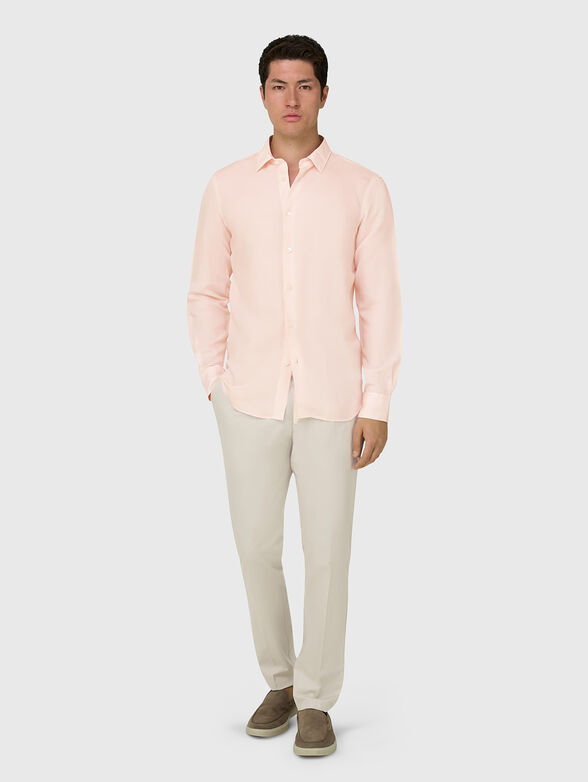 Cotton-blend trousers - 4