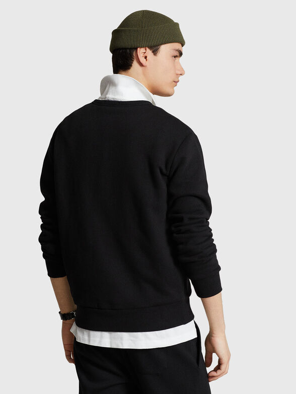 Black sweatshirt with detail - 3