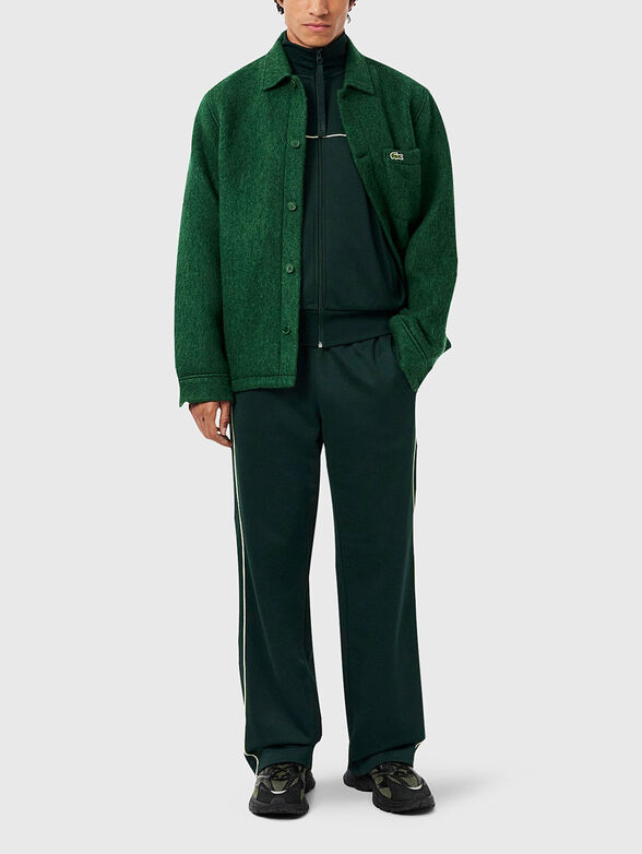 Sweatshirt with zip and contrasting details - 2