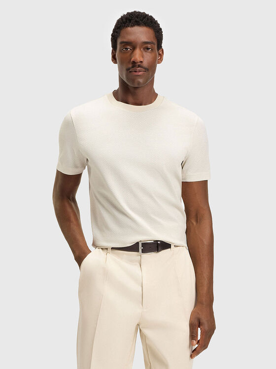 Cotton slim T-shirt - 1