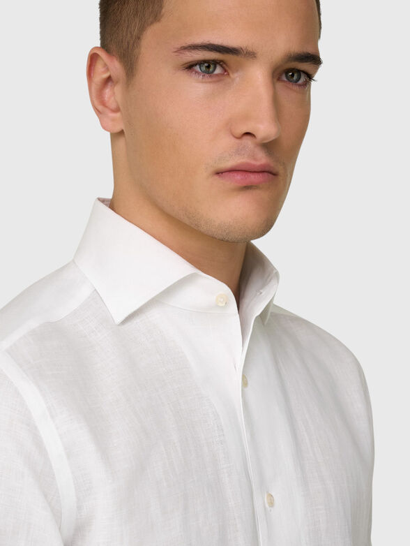 White linen shirt - 4