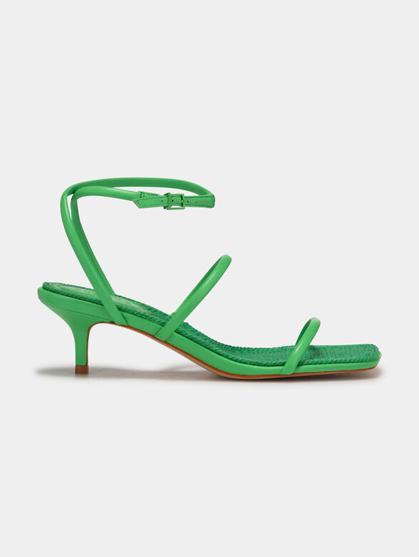 Sandals in green color - 1