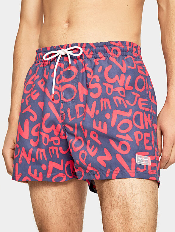 KEN beach shorts with print - 1