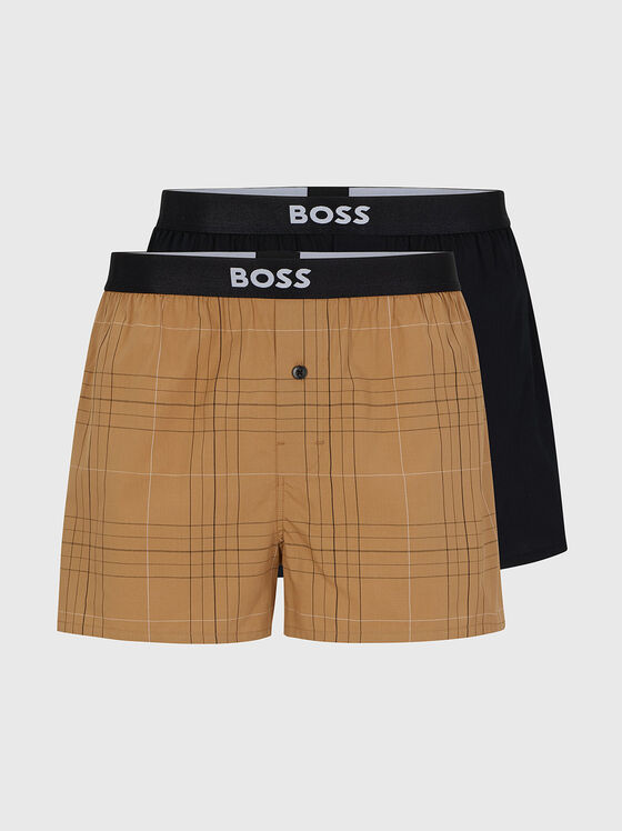 Two-pack boxers with logo waistbands - 1