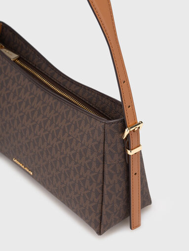 Bag with logo print and gold details - 4