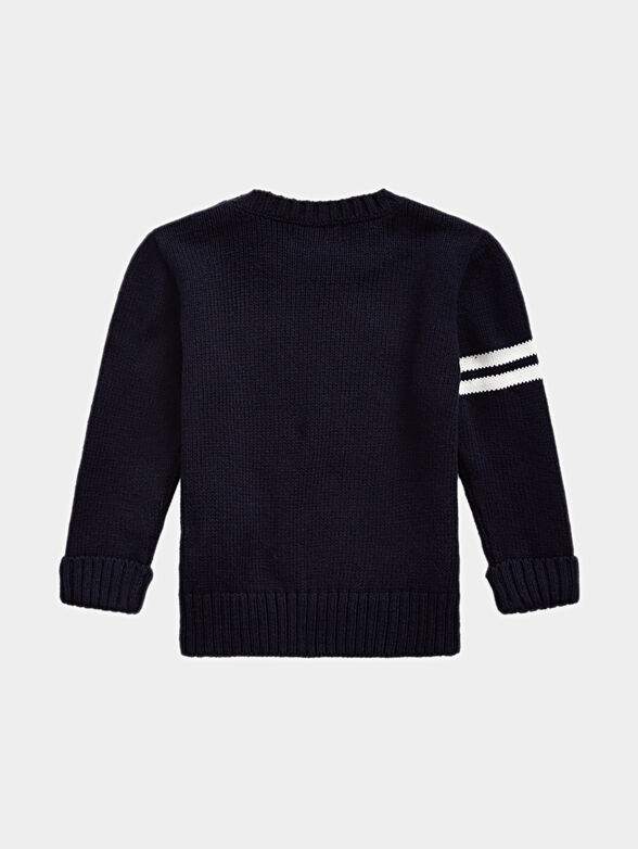 Cotton sweater with Polo Bear logo - 2