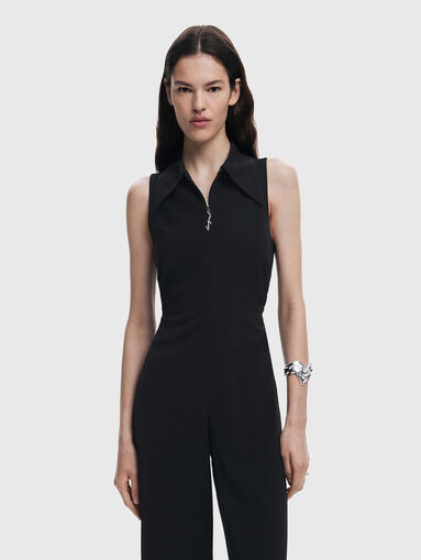 Jumpsuit with wide legs - 3