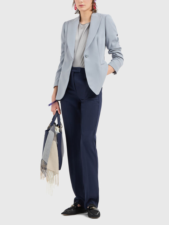 Short sleeved silk blouse - 2