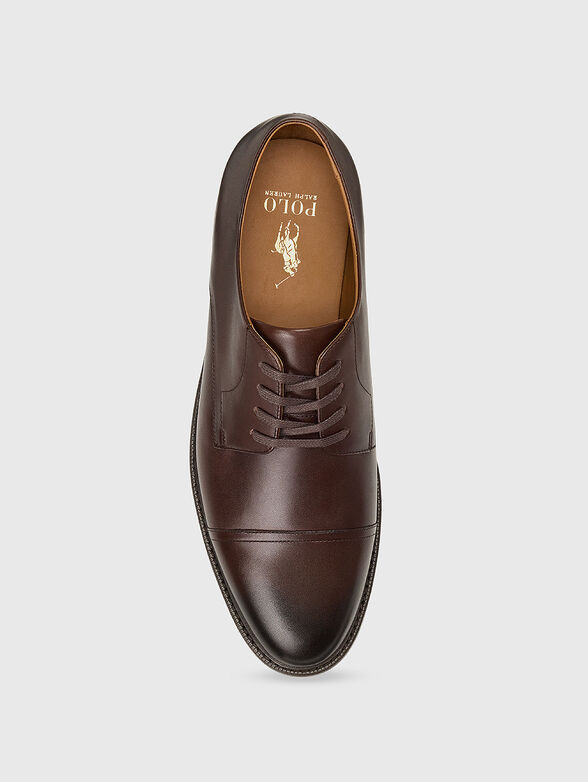 DERBY leather shoes - 4