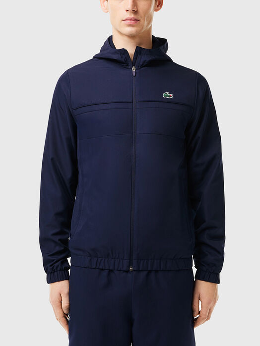 Hooded jacket in black colour