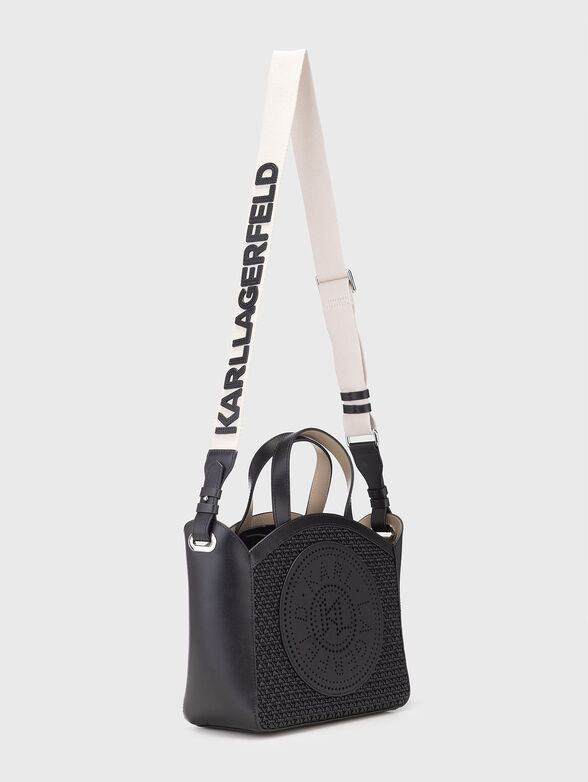 Small leather bag with perforations - 2