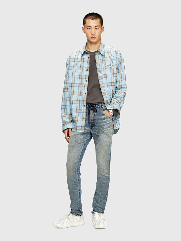 2032 D-KROOLEY-B jeans with laces - 4