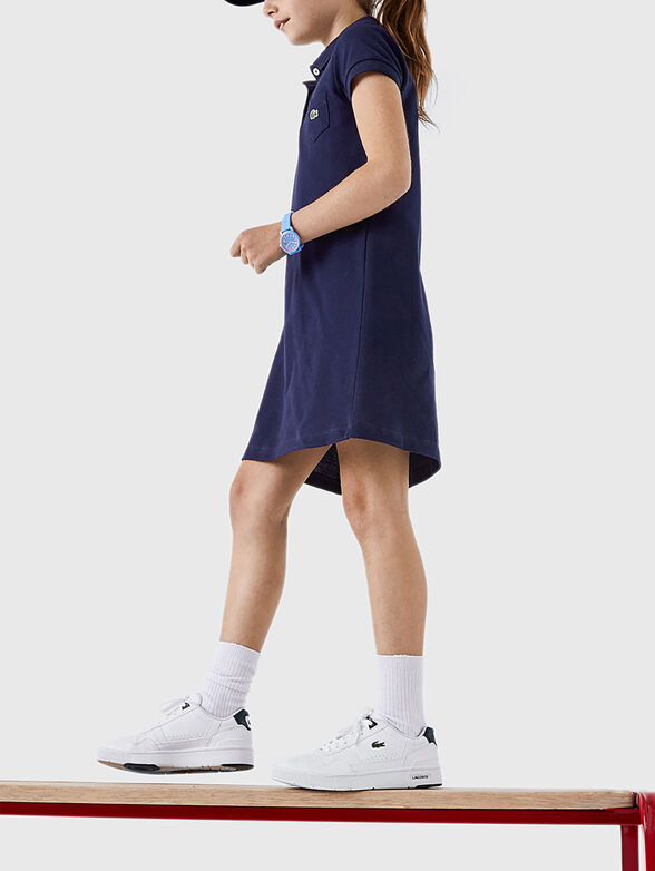 Casual dress in dark blue colour - 3