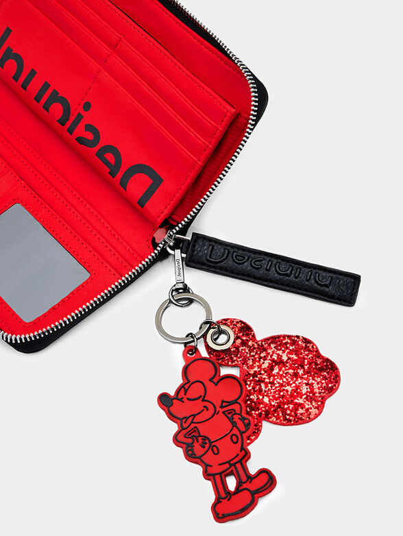 Black purse with Mickey Mouse print - 4
