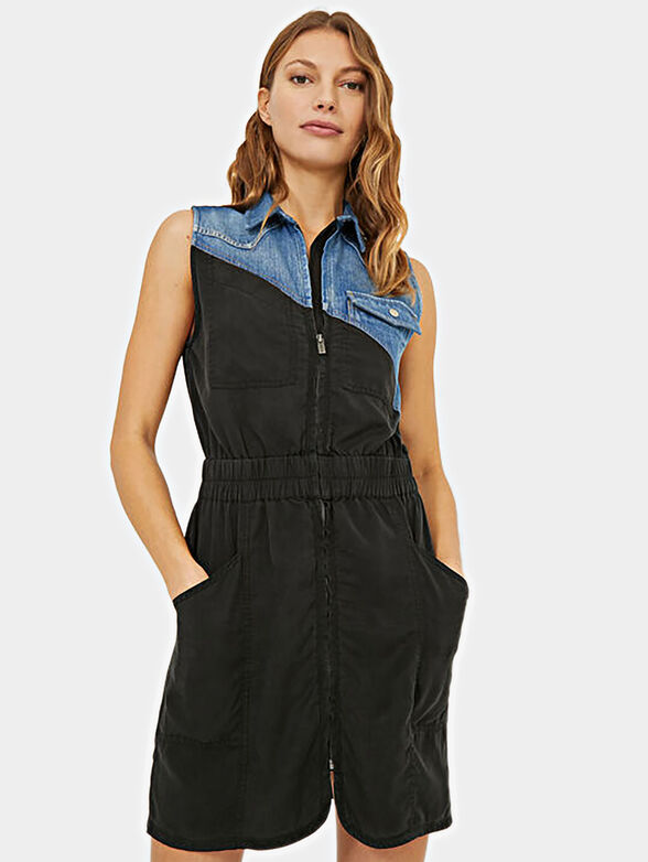 SIDNEY Dress with elastic waist - 2