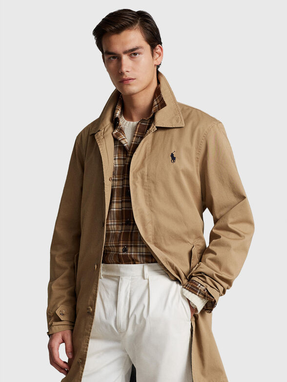 Beige walking coat - 1