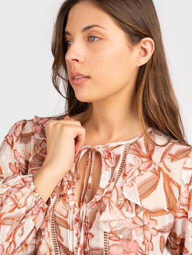 LAILA blouse with floral print - 4
