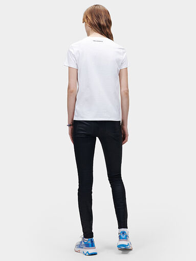 JELLY black T-shirt with logo detail  - 3