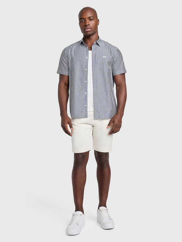 CLEMENT cotton and linen shorts - 5