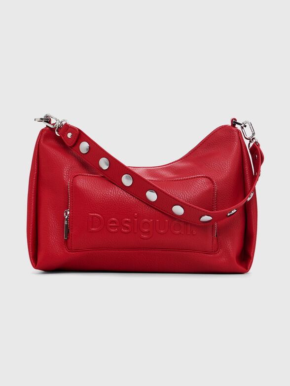 Red bag with embossed logo - 1
