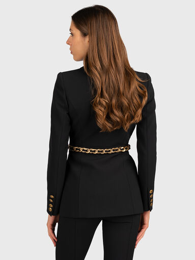 AMBER blazer with golden accent - 3