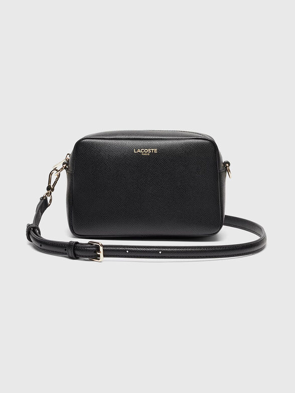 Crossbody bag with gold logo accent - 1