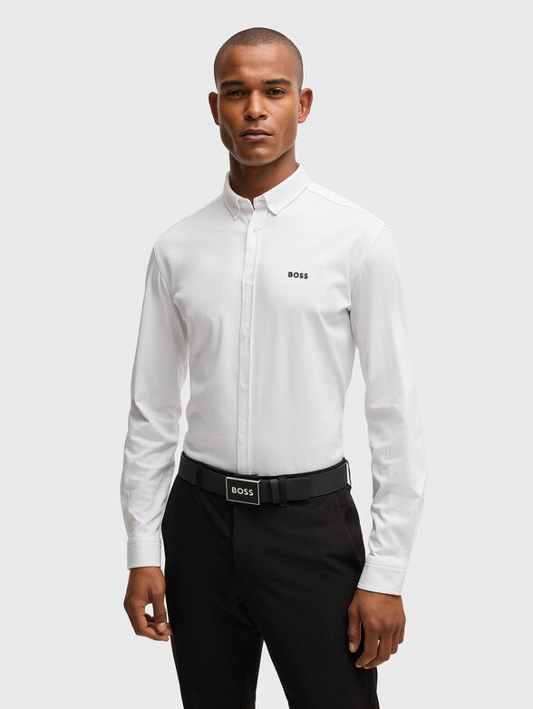 ICON S1 black leather belt - 4