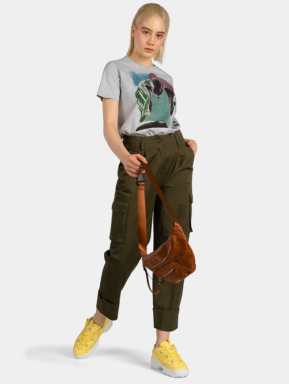 FELICITY Cotton grey t-shirt - 4