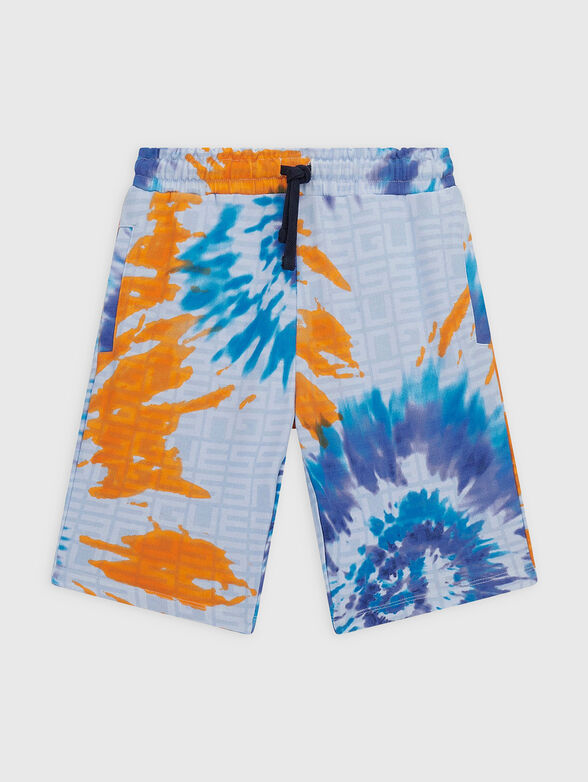 Multicoloured shorts with logo - 1