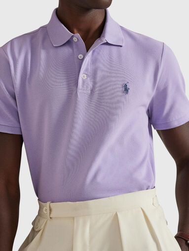 Polo shirt with embroidered logo detail - 4