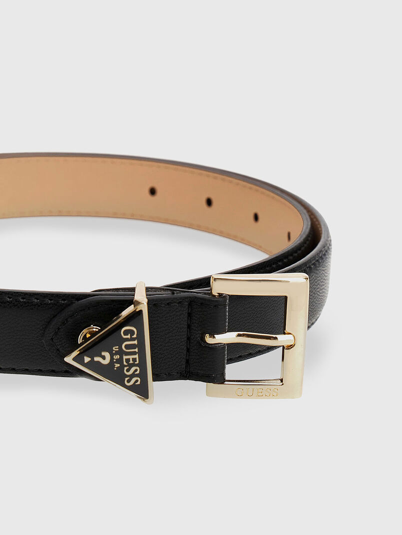 Belt with accent logo - 3