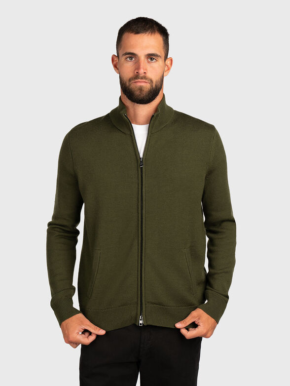 Merino wool cardigan - 1