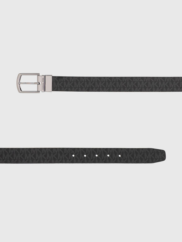 Double face belt with logo print - 2
