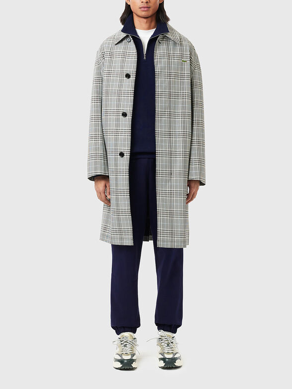 High neck zipped interlock sweatshirt - 2