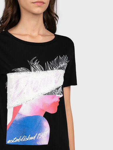 CASSANDRE Tee in black - 3