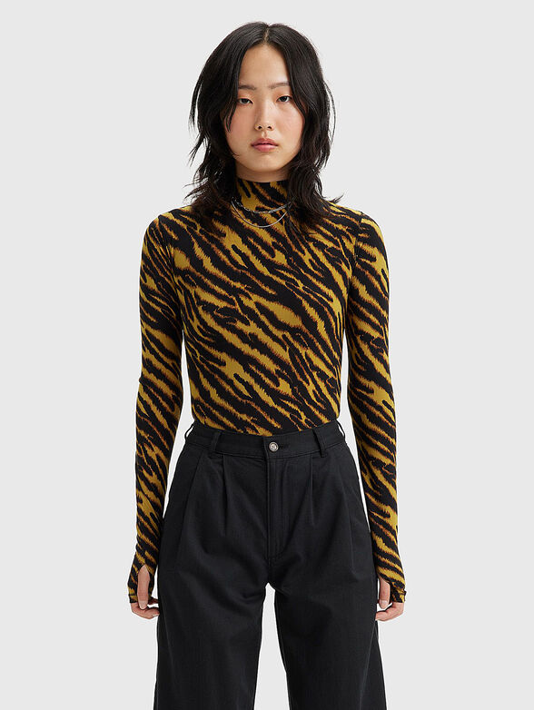 MAMMOTH blouse with animal print - 1