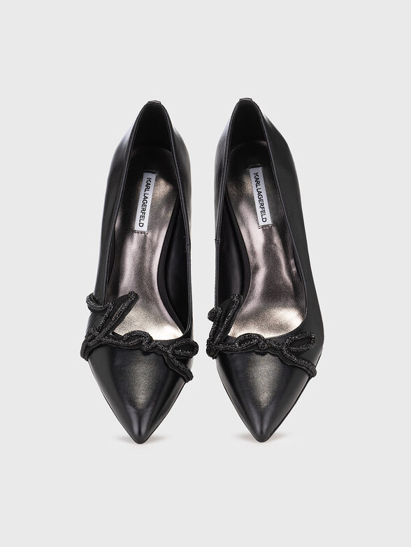 SIENNA high heel shoes with rhinestones - 6