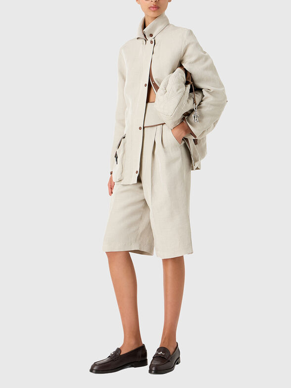 Linen blend jacket - 2