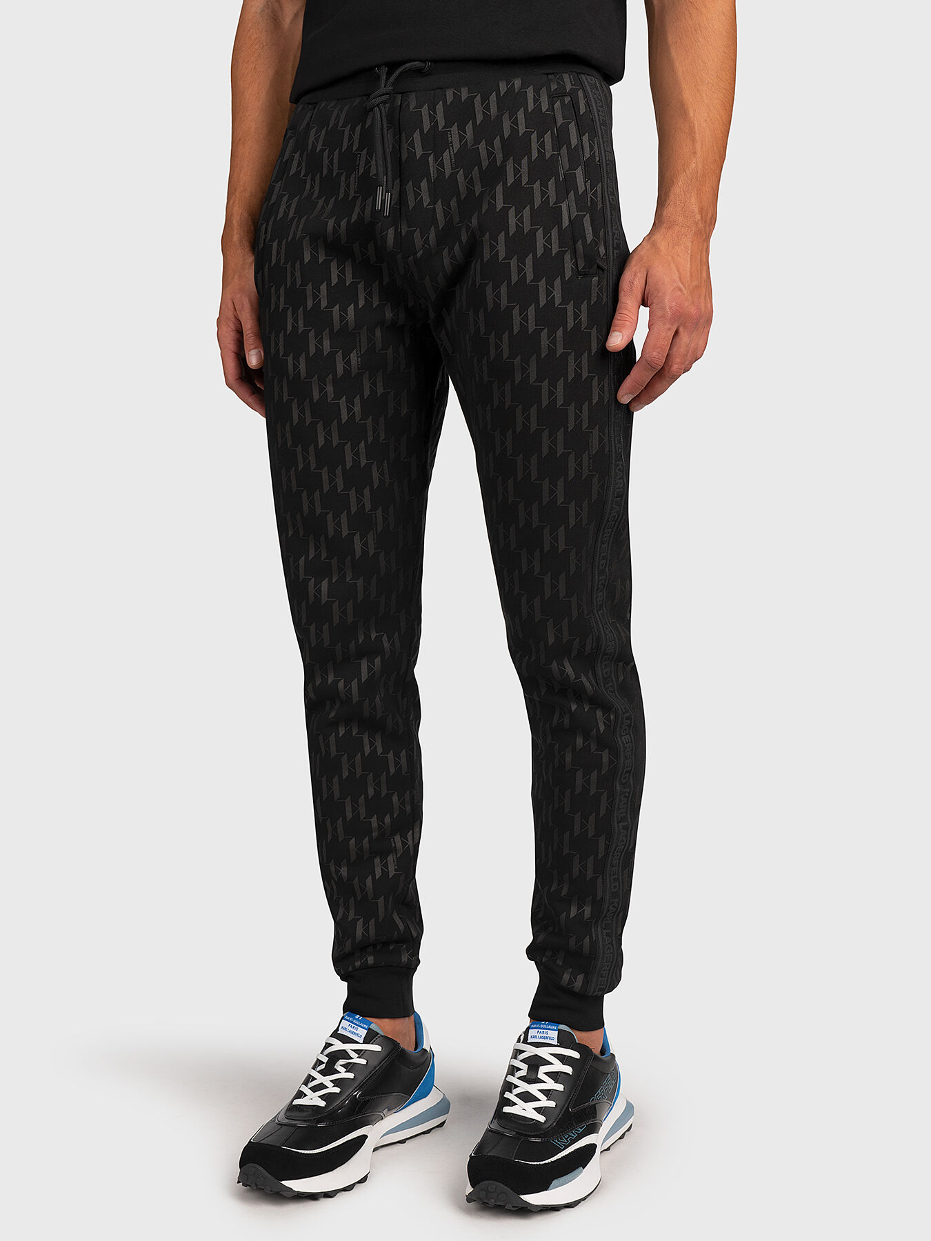 Monogram logo joggers hot sale
