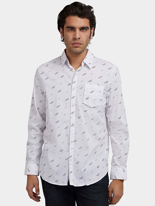 SUNSET shirt with logo print - 1