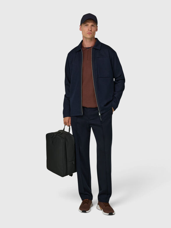 Dark blue zip jacket - 3